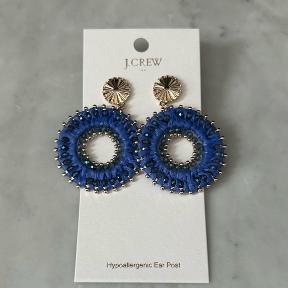 NWT J. Crew Beaded circle earrings - Picture 5 of 12
